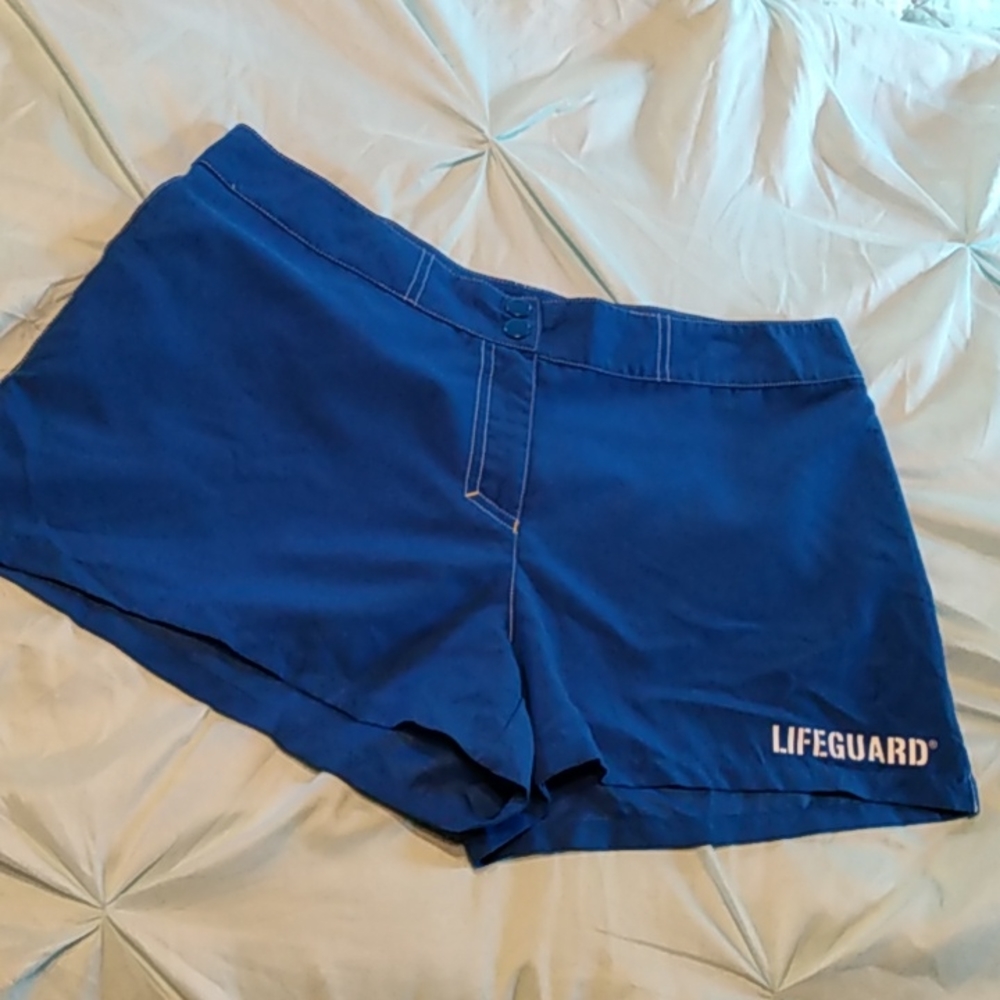 Women's Size 8 Blue Speedo Lifeguard Shorts